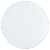 52-inch 12mm Round Clear Tempered Glass Top