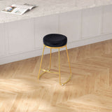 Jane 26"  Luxury Upholstered Stool