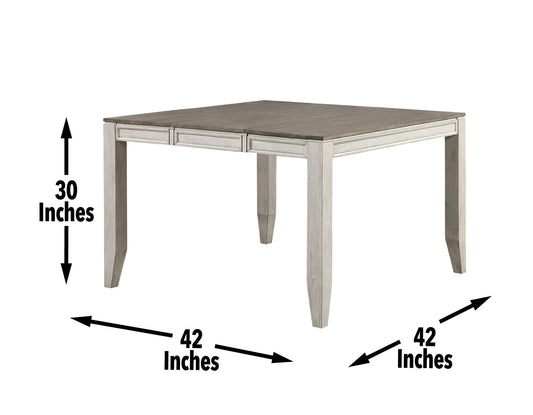 Abacus 5-Piece Counter Drop-Leaf Dining Set (Table & 4 Chairs)