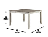 Abacus 5-Piece Counter Drop-Leaf Dining Set (Table & 4 Chairs)
