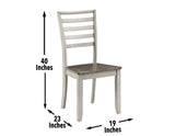 Abacus 5-Piece Dining Set (Table & 4 Side Chairs)