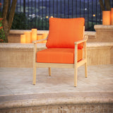 Mid Deep Seating Cushion Set - Seat 22 x 24 x 5 | Back 22 x 20 x 5