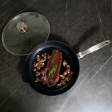 CXD Dual Ceramic Layer, Diamond Reinforced Nonstick Fry Pan | Made in Switzerland