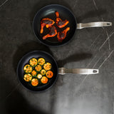 CXD Dual Ceramic Layer, Diamond Reinforced Nonstick 2-Piece Small Fry Pan Set (8" & 10.25") | Made in Switzerland