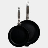 CXD Dual Ceramic Layer, Diamond Reinforced Nonstick 2-Piece Fry Pan Set (9.5" & 11") | Made in Switzerland
