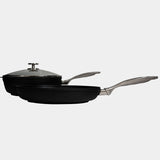 CXDDual Ceramic Layer, Diamond Reinforced Nonstick 3 Piece Set - 11" Fry and Saute Pan | Made in Switzerland