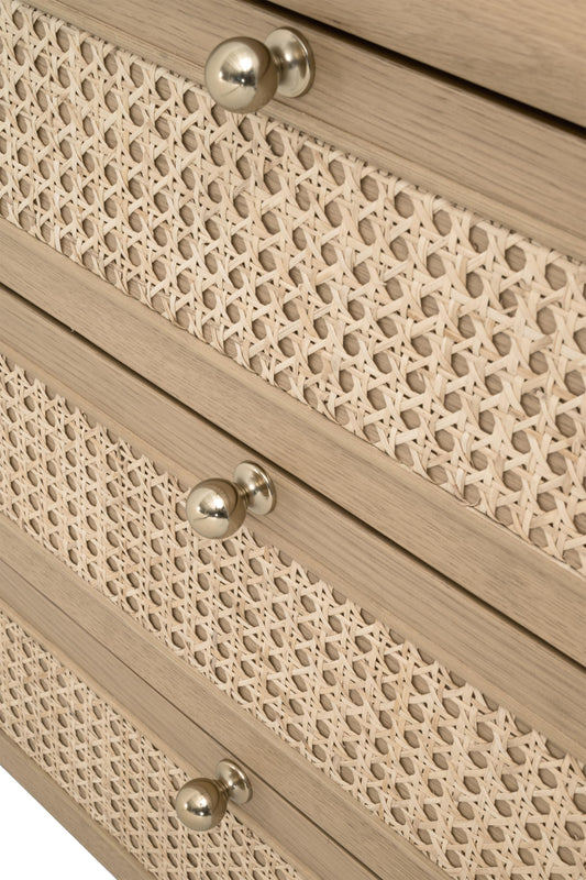 Cannes 3-Drawer Nightstand
