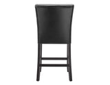 Carrara 6-Piece Marble Counter Dining Set (Table, Storage Bench & 4 Counter Chairs)
