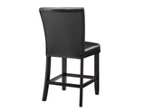 Carrara 6-Piece Marble Counter Dining Set (Table, Storage Bench & 4 Counter Chairs)