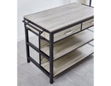 Carson 3-Piece Kitchen Island Set (Table & 2 Counter Chairs)