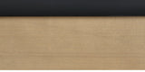 Casa Luxurious Vegan Leather King Bed with Chevron Tufting and Natural Finish for Modern Elegance