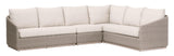 Caspian Outdoor Modular Armless Sofa Chair