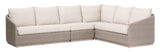 Caspian Outdoor Modular Right Facing 1-Arm Sofa
