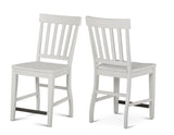 Cayla 24" Counter Stool, White