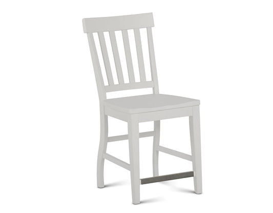 Cayla 24" Counter Stool, White