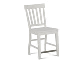Cayla 24" Counter Stool, White