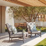 Chamber Patio Aluminum Club Chair with Sunbrella® Cushions