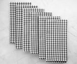 Gray Kitchen Towels - Checkered Tea Towels