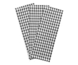 Gray Kitchen Towels - Checkered Tea Towels
