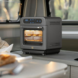 Ciarra Nosh Oven | 8-in-1 Portable Countertop Steam Oven Small Electric Oven with Air Fryer | Ashy Cloud