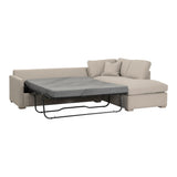 Clara 112" Slim Arm Sleeper Queen RF Sectional