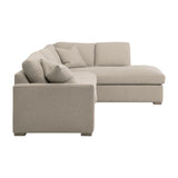 Clara 112" Slim Arm Sleeper Queen RF Sectional