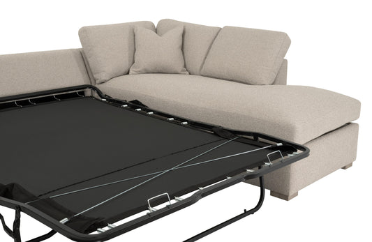 Clara 112" Slim Arm Sleeper Queen RF Sectional