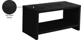 Cleo Contemporary Night Stand – Stylish Velvet Upholstered Design with Open Shelf for Storage