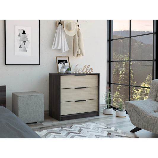 Kaia 3 Drawers Dresser, Superior Top