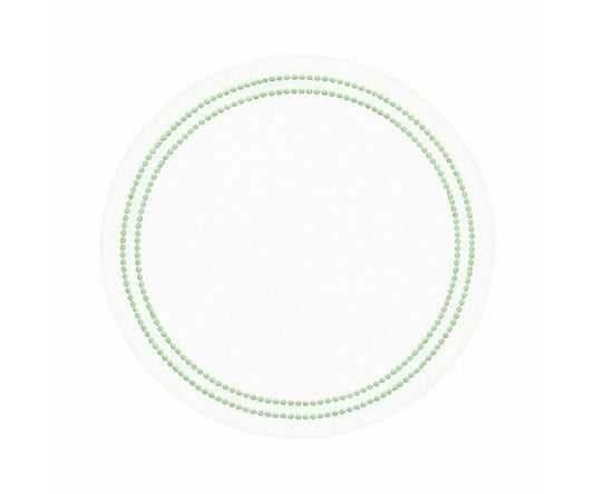 Sage Green Embroidery Placemats