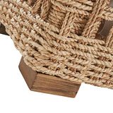 Coastal Charm: Leo Rattan Storage Bench