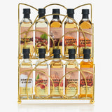 Gourmet Coffee Syrup Rack Gift Set, Includes Display Rack