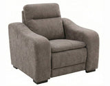 Conroe Dual-Power Recliner, Gray