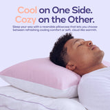 Reversible Cooling Pillowcase (2-Pack) Gray