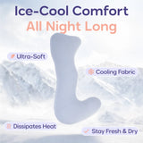 BodyAlign Plus+ Cooling Pillow Blue
