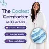 CloudCool™ Cooling Comforter + 2 CloudAlign Pillows + Weighted Eye Mask