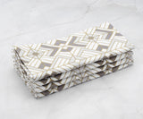 Printed Napkins - Metallic Gold Foil Napkins