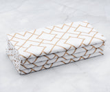 Custom Print Metallic Cotton Napkins - Customized Napkins