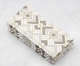 Custom Print Metallic Cotton Napkins - Customized Napkins