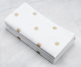 Printed Napkins - Metallic Gold Foil Napkins