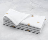 Custom Print Metallic Cotton Napkins - Customized Napkins