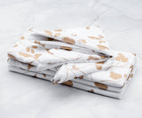 Custom Print Metallic Cotton Napkins - Customized Napkins