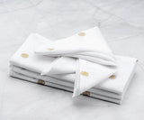 Printed Napkins - Metallic Gold Foil Napkins
