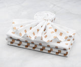 Printed Napkins - Metallic Gold Foil Napkins