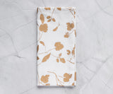 Printed Napkins - Metallic Gold Foil Napkins