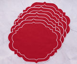 Oval Placemats - Cloth Placemats Set of 4