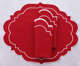 Oval Placemats - Cloth Placemats Set of 4