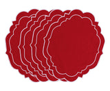 Oval Placemats Set of 4 - Cotton Placemats