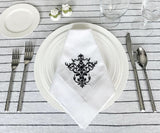 White Napkins - Embroidery Napkins