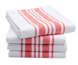 Coral Kitchen Towels Set of 4